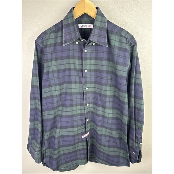 Liberty Shirt Company Other - Liberty Shirt Co. Long Sleeve Button Down Flannel Plaid Made In USA Large